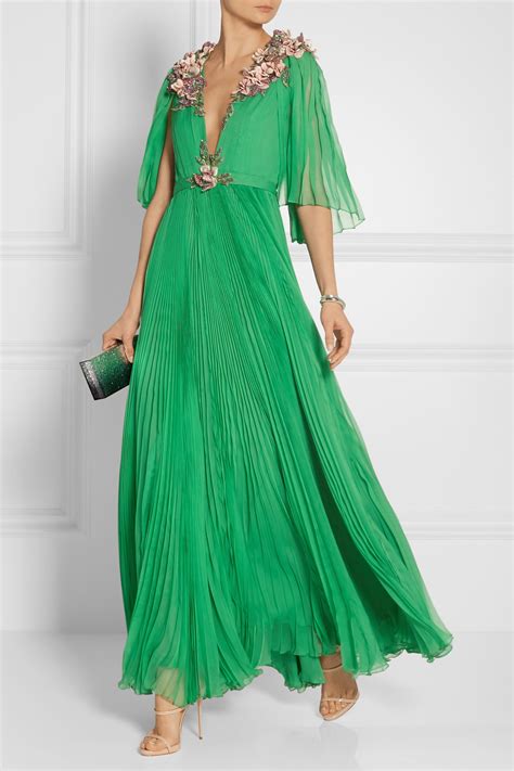 green gucci gown|Gucci evening gowns.